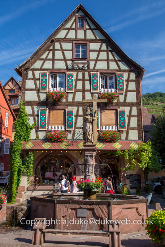 Kayserberg wine route town, Alsace, France